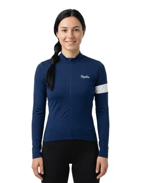 Maglia A Maniche Lunghe Core Thermal Navy / White
