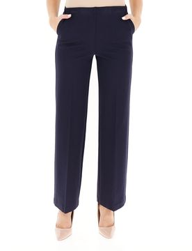 Pantalone misto viscosa BLU NAVY 48