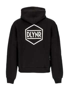 Felpa Cappuccio Uomo Logo Back Hoodie Black