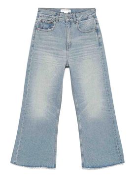 Jeans a gamba larga