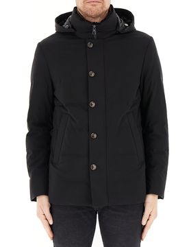 Piumino con cappuccio NERO 54