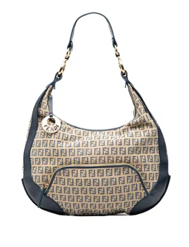 Zucchino Canvas Chef Pocket Hobo - Fendi - FashionsVida
