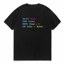 Linux Operating System Tux Penguin TShirt For Men SQL Programmers 100% Cotton T Shirt Personalize Gift Clothes OutdoorWear