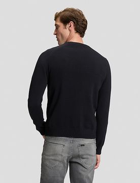 Regular Raglan Sweater Black Größe XL male