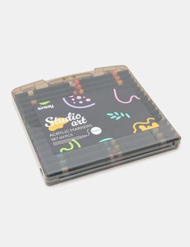 Set di pennarelli acrilici 60 pack - multicolor