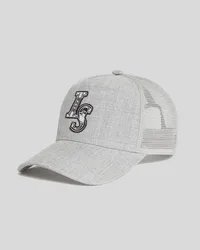 Patch Baseball Cap in Grey