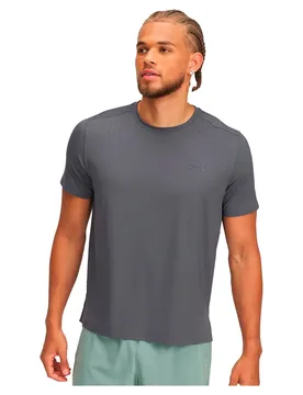 Maglietta A Maniche Corte Launch Elite Castlerock / Reflective M - Under armour - FashionsVida