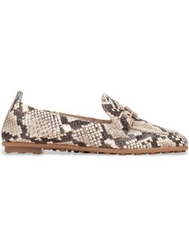 Para mujer. HV254027 Bailarinas Bombay (36), Piel, Beige, Plano, Ninguno, Casual, Animal print