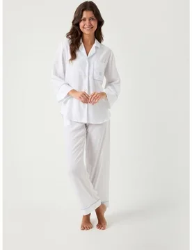 Pijama largo de tela de mujer - Kiff-Kiff - FashionsVida