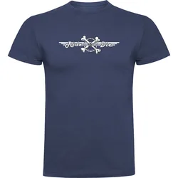 Maglietta A Maniche Corte Ride Or Die Denim Blue