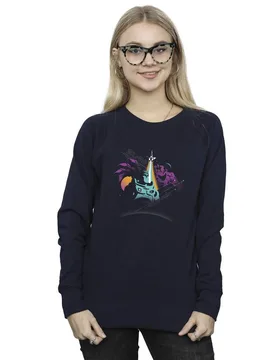 Women's Lightyear Zurg In Space Sweatshirt in Navy Size: 2XL - Navy - Size: 2XL - Disney - FashionsVida