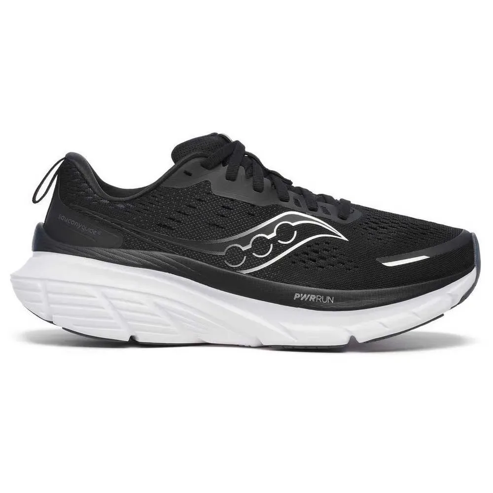 Scarpe Da Running Larghe Guide 18 Black / White EU 44 - Saucony - FashionsVida