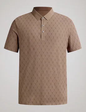 Camisa polo con estampado total para hombre - Shein - FashionsVida