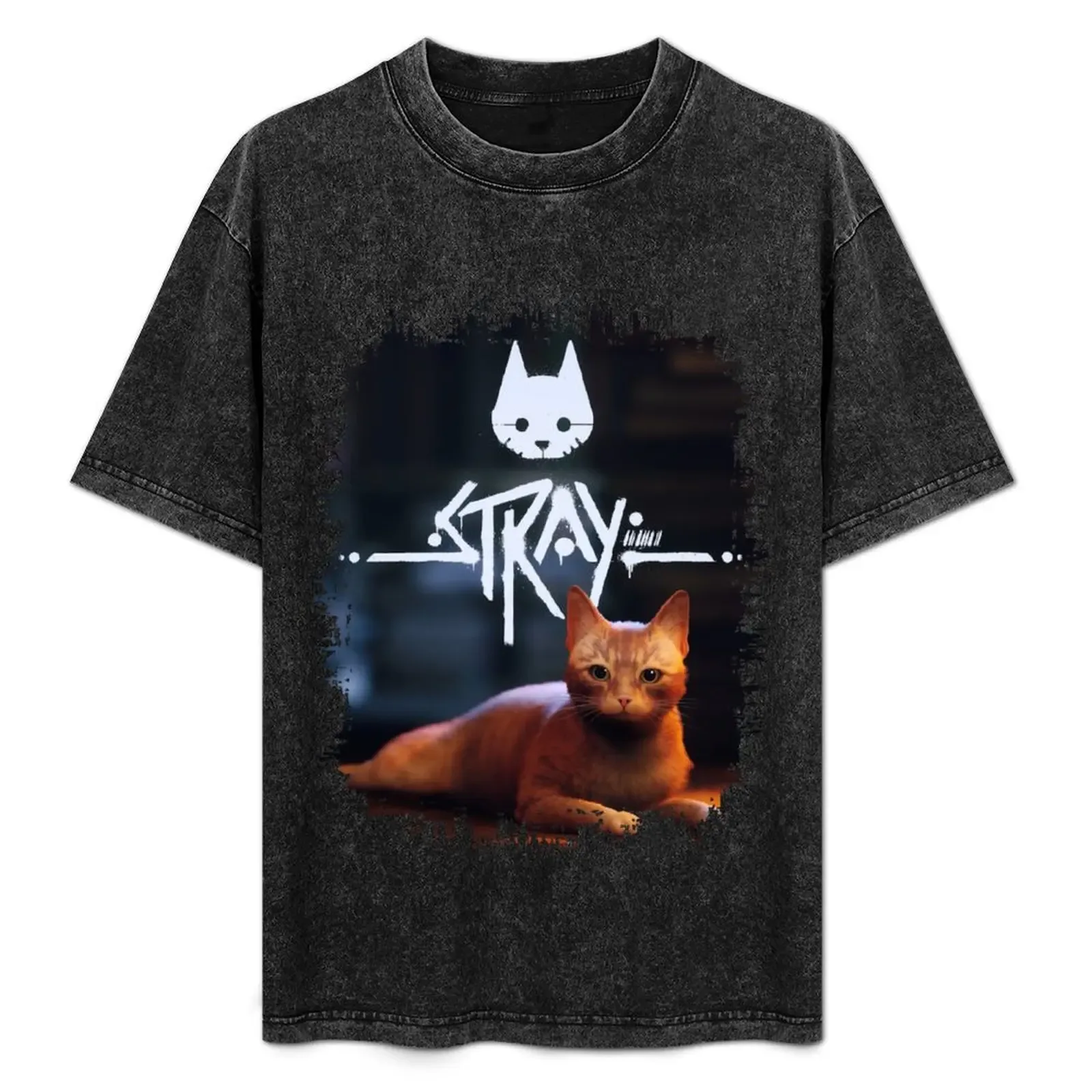 Stray cat game T-Shirt Plus Size Simple Casual Top - Aliexpress - FashionsVida