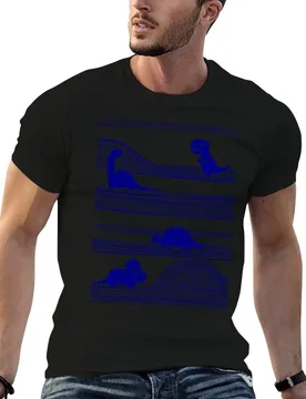 Dinosaur (navy) T-Shirt printed t shirts for man t shirts for man slim fit t shirts for man graphic funny T-shirt - Aliexpress - FashionsVida