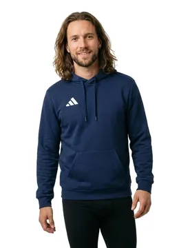 Sweat à Capuche Entrada 26 Team Navy Blue 2 / White L