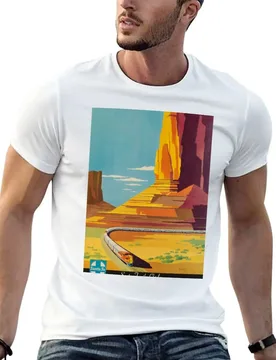 Santa Fe vintage travel poster T-Shirt t shirts for man pack cotton t shirt for man anime t shirts for man T-shirt - Aliexpress - FashionsVida