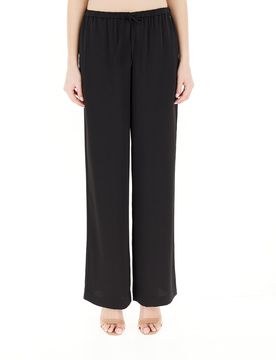 Pantalone wide leg NERO 4