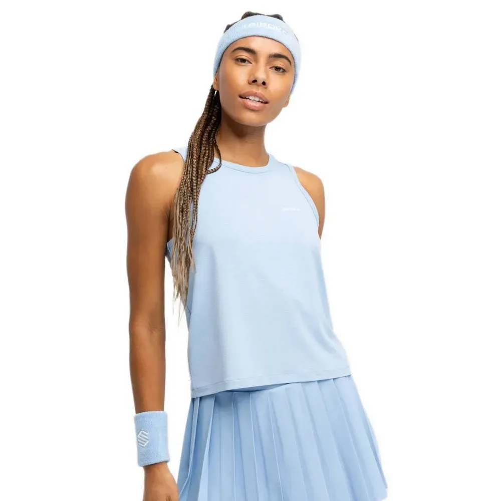 Match Sleeveless T-shirt Light Blue S - Siroko - FashionsVida