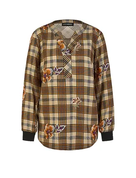 Blusenshirt camel 52 damen - Doris Streich - FashionsVida