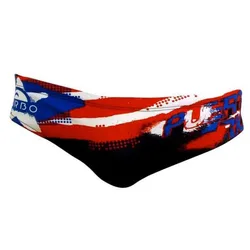 Puerto Rico Swimming Brief Black 3XL Men