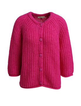 Strickjacke pink S damen