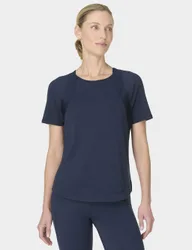 Breathe Easy Round Neck T-Shirt Navy