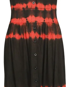 Kurzes Kleid - Ione Dress - XS bis S - für Damen - Größe XS - schwarz/rot - Frauen - female - innocent - FashionsVida