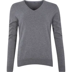 Pullover Classic V-Neck, grau s