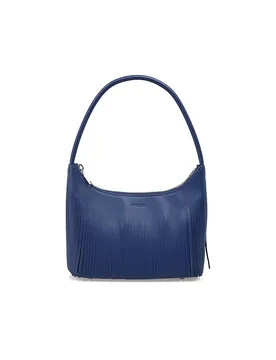 Borsa in pelle - Borsa a tracolla blu - Marc cain - FashionsVida
