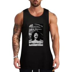 Lily Tomlin Tank Top Basic Layering Tank Top Casual Sleeveless Soft Shirt