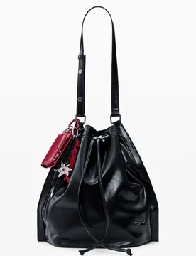 Sac à dos moyen brillant BLACK U female - Desigual - FashionsVida