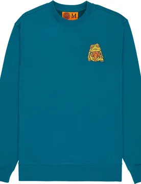 Sweat-shirt Timber The Frog Mallard Blue S Homme