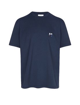 T-Shirt blau S herren