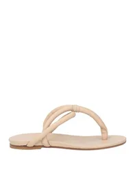 Sandalias de dedo Mujer Beige 36 Mujer