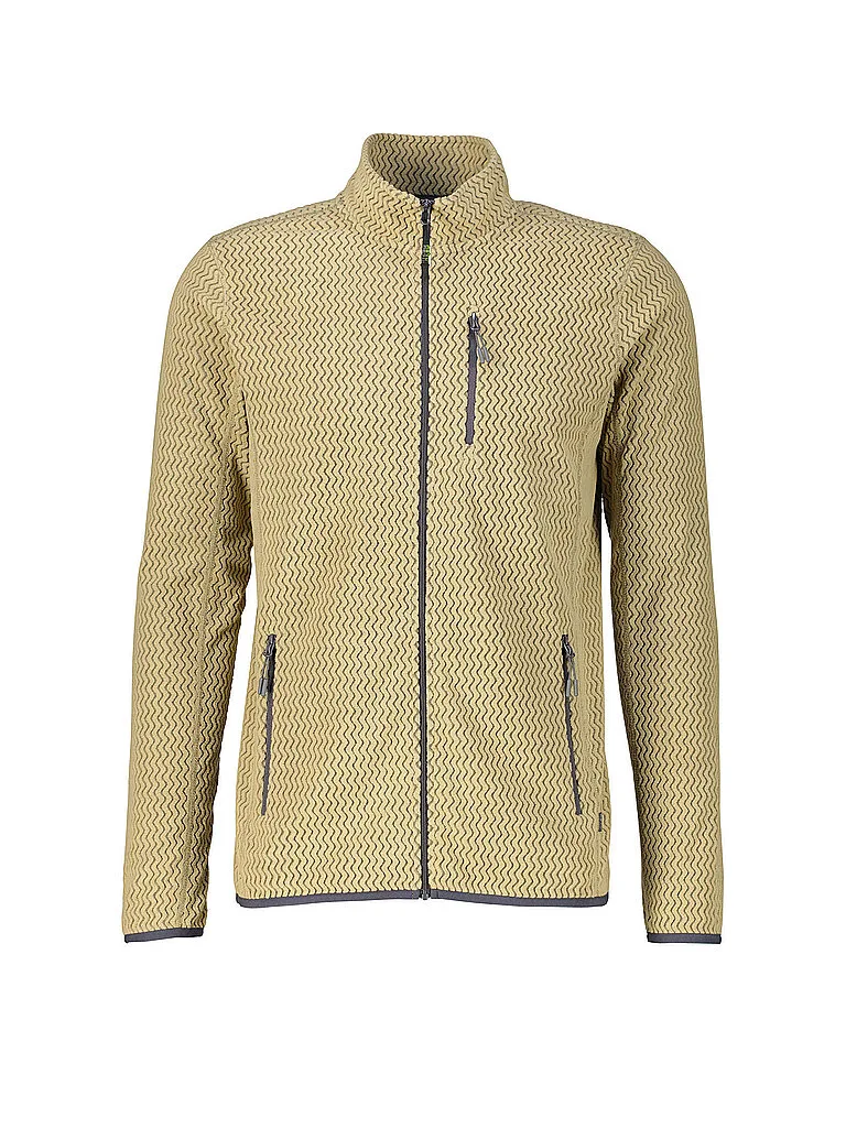 Veste polaire Calais Jaquards camel M - Meru - FashionsVida