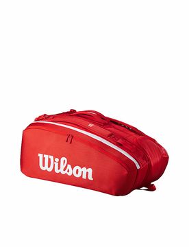Raquetero Super Tour Red Collection 12 raquetas rojo