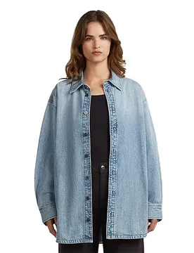 Camicia Overshirt D26853-d536 Sun Faded Cloudburst M