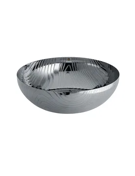 Ciotola Veneer 29cm acciaio inossidabile argento - Alessi - FashionsVida
