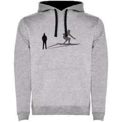 Sweat à Capuche Shadow Surf Two-colour Heather Grey / Black 2XL