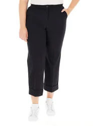 Pantalone misto viscosa NERO 50