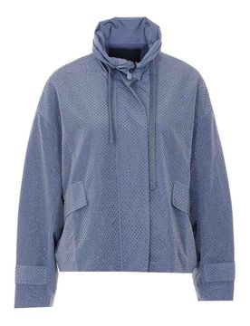 Giacca Babette Grigia Con Chiusura Zip
