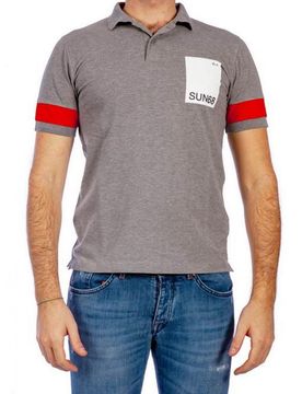 Big Logo On Chest Rettangolo B.co A19124 34 GRI