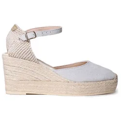 Pons Espadrilles Compensées Matilda Silver EU 35