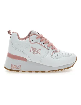 Sneakers Bianche e Rosa Con Platform Ev129 36 - Everlast - FashionsVida