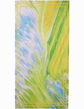 Foulard rectangulaire arty, Polyester, U