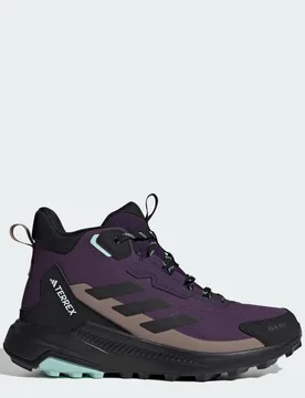 Scarpe da hiking Terrex Anylander Mid Rain.Rdy 39 1/3 Aurora Plum / Core Black / Trace Brown - Adidas - FashionsVida
