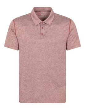 Deuce IsoCool Mens Polo - Orange - Orange - Size: XS - Mountain Warehouse - FashionsVida