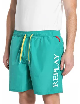Bañador bermuda de hombre con cordón - Replay - FashionsVida