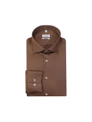 Chemise Regular Fit marron 44